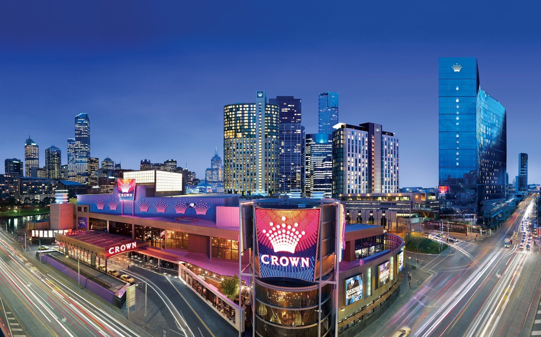 Crown Melbourne Exterior View