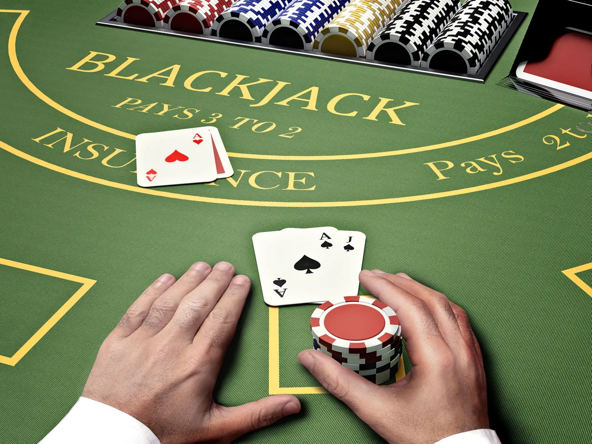 Blackjack tables
